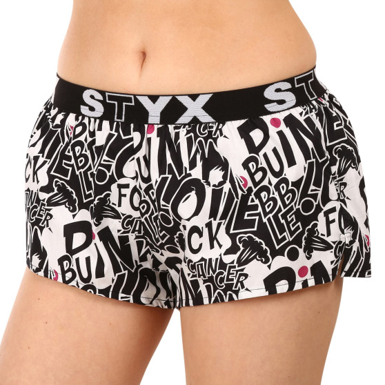 Dameshorts Styx art sports gummi Pink Bubble (T1059)