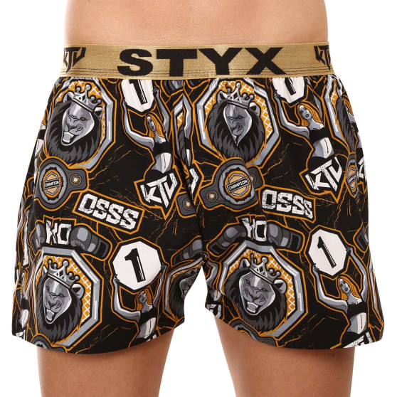 2PACK Boxershorts til mænd Styx art / KTV sportsgummi (2BT1655)