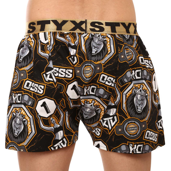 2PACK Boxershorts til mænd Styx art / KTV sportsgummi (2BT1655)