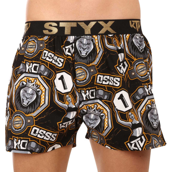 2PACK Boxershorts til mænd Styx art / KTV sportsgummi (2BT1655)