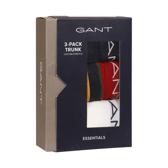 3PACK Boxershorts til mænd Gant flerfarvet (902243013-630)