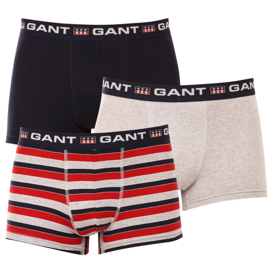 3PACK Boxershorts til mænd Gant flerfarvet (902313073-94)