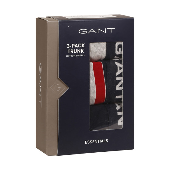 3PACK Boxershorts til mænd Gant flerfarvet (902313073-94)