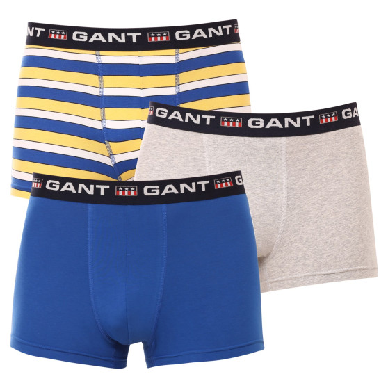 3PACK Boxershorts til mænd Gant flerfarvet (902313073-447)