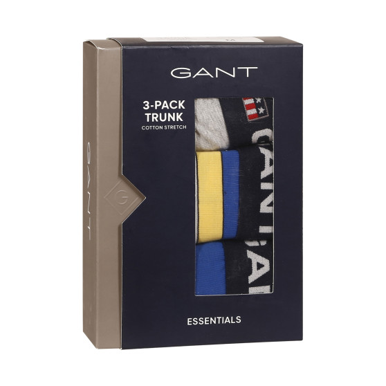 3PACK Boxershorts til mænd Gant flerfarvet (902313073-447)