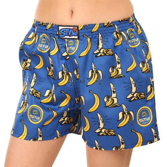 Soveshorts til kvinder Styx bananas (DTD1359)