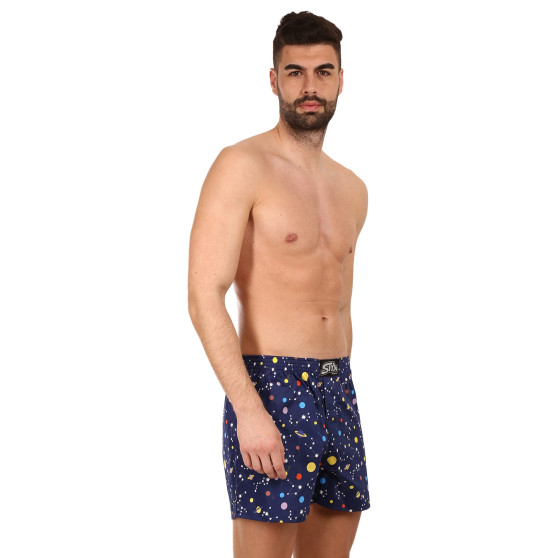 Boxershorts til mænd Styx premium art klassisk gummi planets (AP1057)