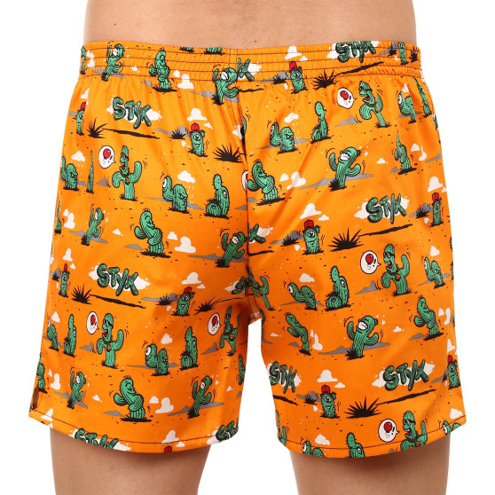 Boxershorts til mænd Styx premium art klassisk gummi cactus (AP1351)