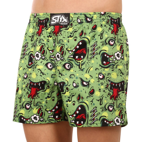 Boxershorts til mænd Styx premium art klassisk gummi zombie (AP1451)