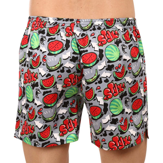 Boxershorts til mænd Styx premium art klassisk gummi melons (AP1459)