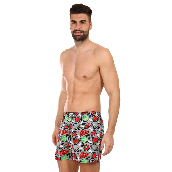 Boxershorts til mænd Styx premium art klassisk gummi melons (AP1459)