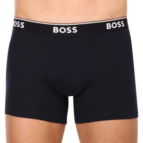 3PACK Boxershorts til mænd BOSS mørkeblå (50475282 480)