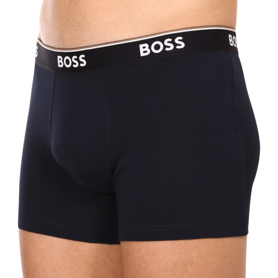 3PACK Boxershorts til mænd BOSS mørkeblå (50475282 480)