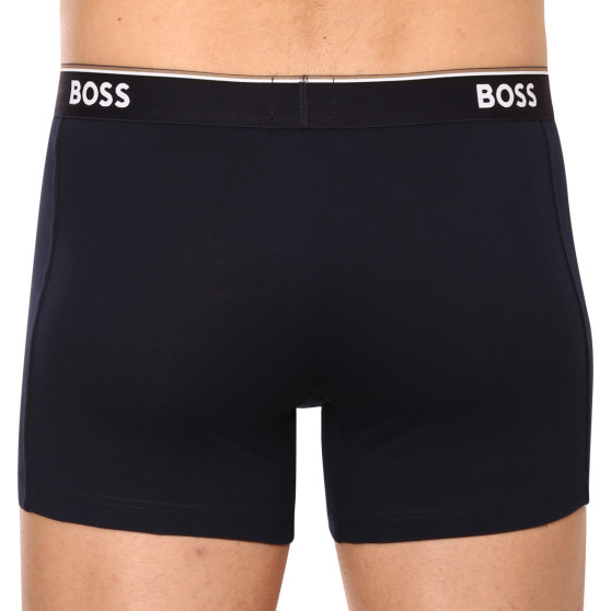 3PACK Boxershorts til mænd BOSS mørkeblå (50475282 480)