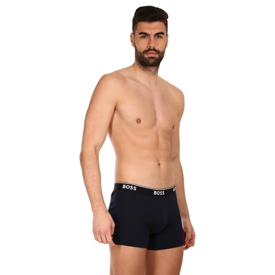 3PACK Boxershorts til mænd BOSS mørkeblå (50475282 480)