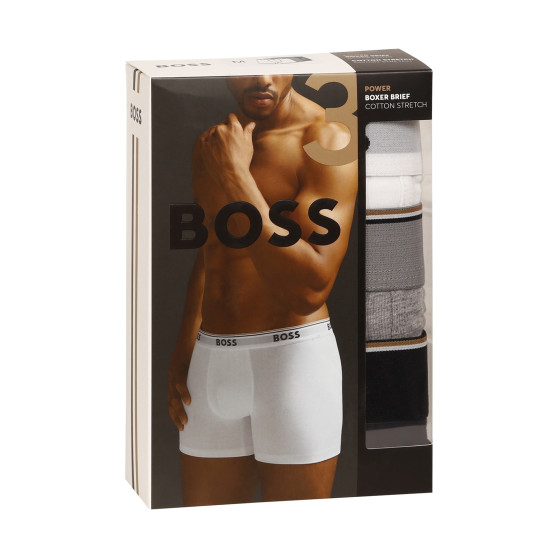 3PACK Boxershorts til mænd BOSS flerfarvet (50475282 999)