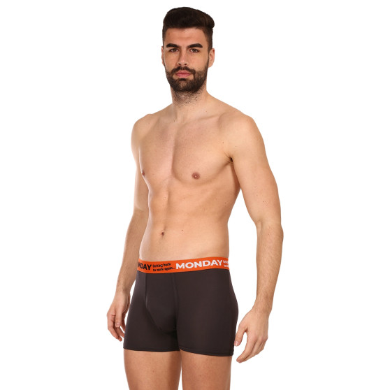 7PACK Boxershorts til mænd Gianvaglia sort (GVG-5068)