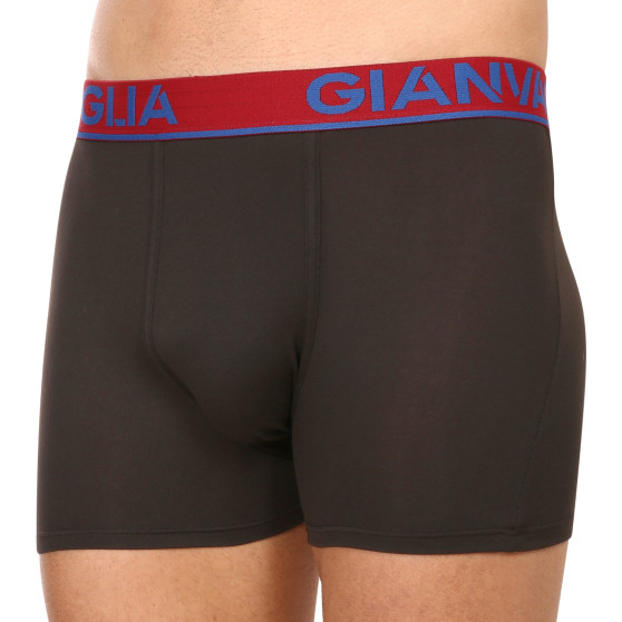 5PACK Boxershorts til mænd Gianvaglia sort (GVG-5010)