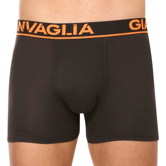 5PACK Boxershorts til mænd Gianvaglia sort (GVG-5010)