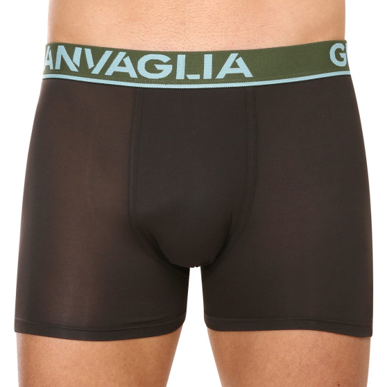 5PACK Boxershorts til mænd Gianvaglia sort (GVG-5010)