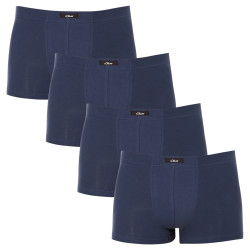 4PACK Boxershorts til mænd S.Oliver mørkeblå (MH-35H-60164426)