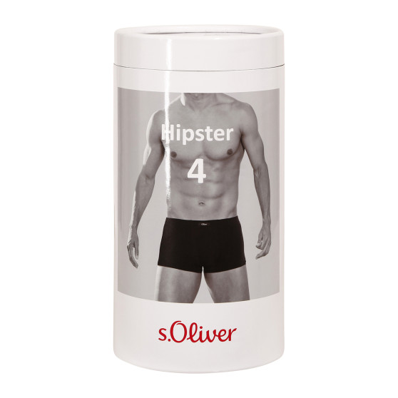 4PACK Boxershorts til mænd S.Oliver grå (MH-35H-41011828)