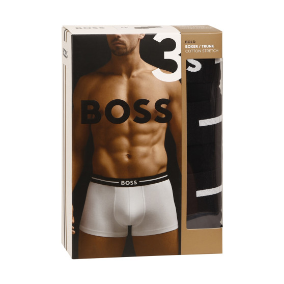 3PACK Boxershorts til mænd BOSS sort (50473916 001)