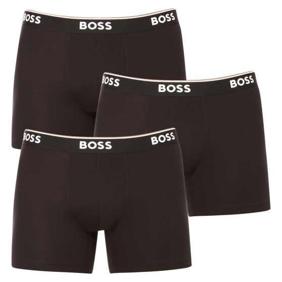 3PACK Boxershorts til mænd BOSS sort (50475282 001)