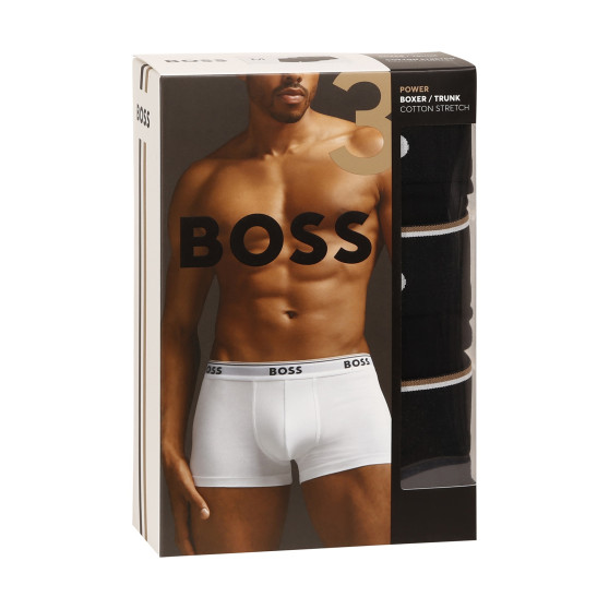 3PACK Boxershorts til mænd BOSS sort (50475274 001)