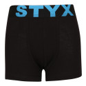 Boksershorts til børn Styx sport elastik sort (GJ961)