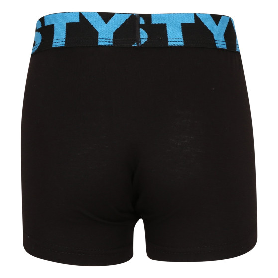 Boksershorts til børn Styx sport elastik sort (GJ961)