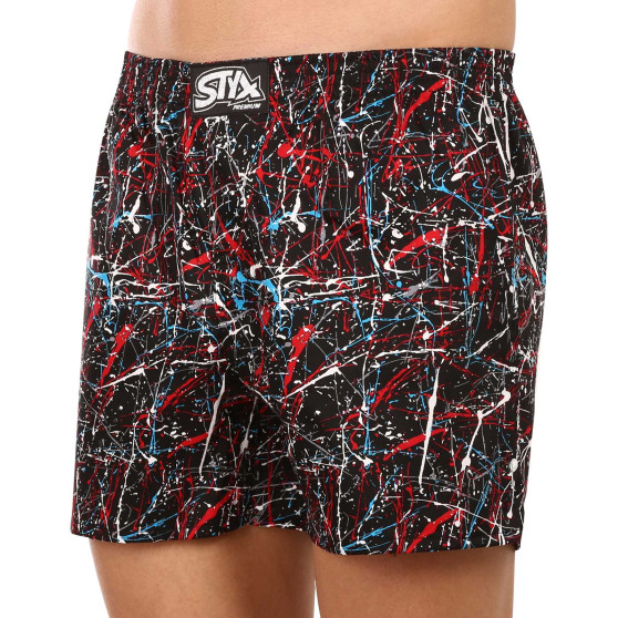 3PACK Boxershorts til mænd Styx premium art klassisk gummi (3AP95513)