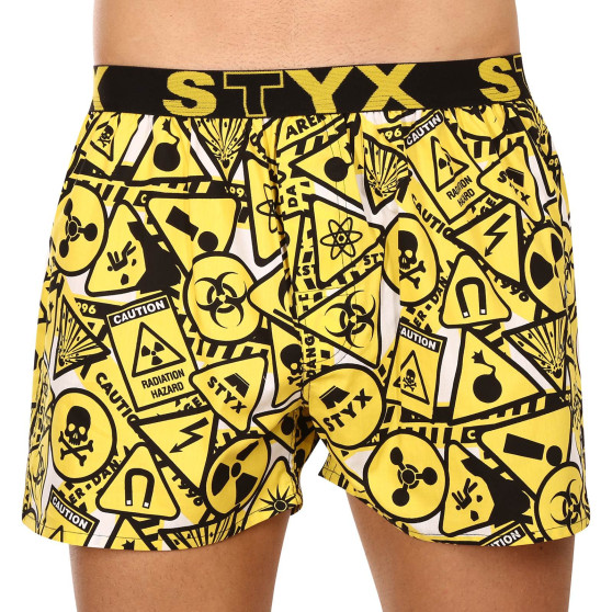 3PACK Boxershorts til mænd Styx art sports gummi flerfarvet (3B11290)