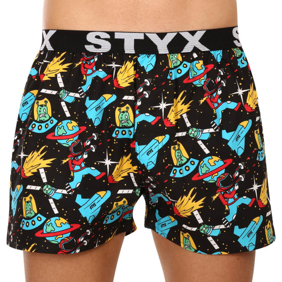 10PACK Boxershorts til mænd Styx art sports gummi flerfarvet (10B131527941508)