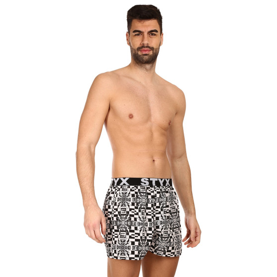 3PACK Boxershorts til mænd Styx art sports gummi flerfarvet (3B14051)