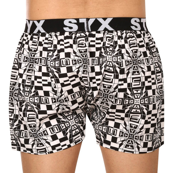 3PACK Boxershorts til mænd Styx art sports gummi flerfarvet (3B14051)