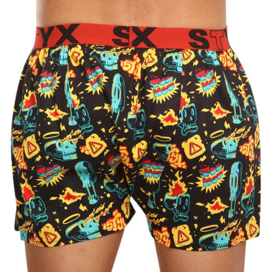 5PACK Boxershorts til mænd Styx art sports gummi flerfarvet (5B1455648)