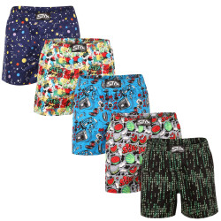 5PACK Boxershorts til mænd Styx premium art klassisk gummi (5AP9542879)