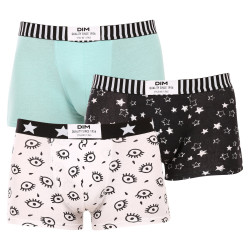 3PACK Boxershorts til mænd DIM flerfarvet (DI000C6D-AA6)