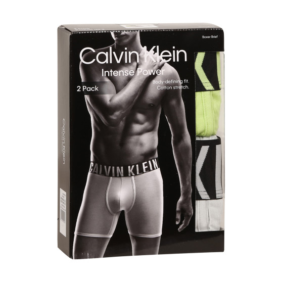 2PACK Boxershorts til mænd Calvin Klein flerfarvet (NB2603A-C2D)