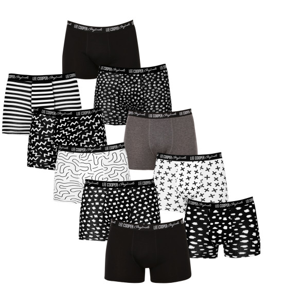 10PACK Boxershorts til mænd Lee Cooper flerfarvet (LCUBOX10P08-1951590)