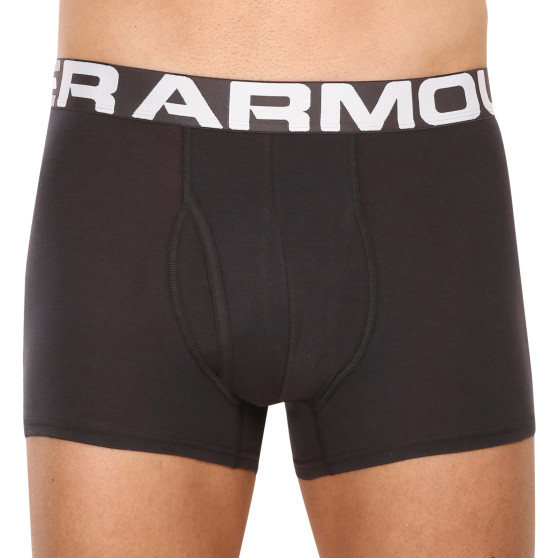 3PACK Boxershorts til mænd Under Armour sort (1363616 001)