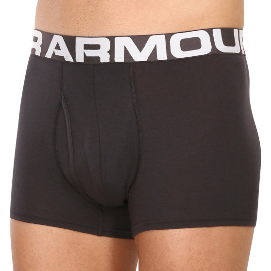 3PACK Boxershorts til mænd Under Armour sort (1363616 001)