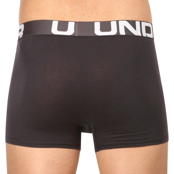 3PACK Boxershorts til mænd Under Armour sort (1363616 001)