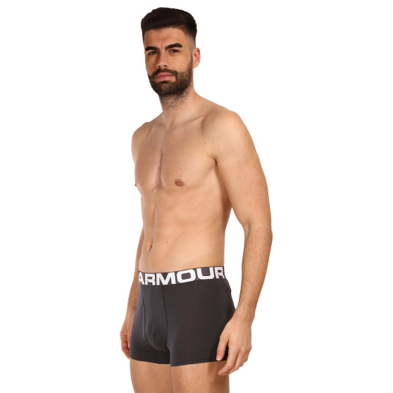 3PACK Boxershorts til mænd Under Armour sort (1363616 001)