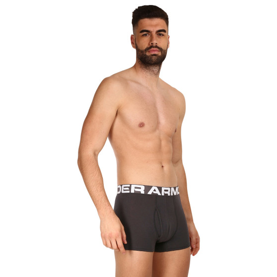 3PACK Boxershorts til mænd Under Armour sort (1363616 001)