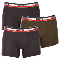 3PACK Boxershorts til mænd Levis flerfarvet (100002870 009)