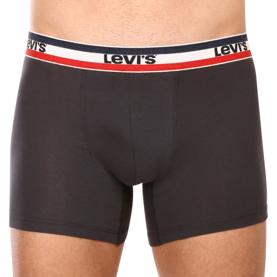 3PACK Boxershorts til mænd Levis flerfarvet (100002870 009)