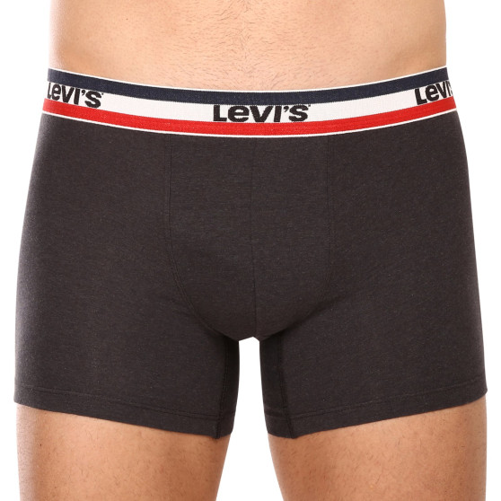 3PACK Boxershorts til mænd Levis flerfarvet (100002870 009)