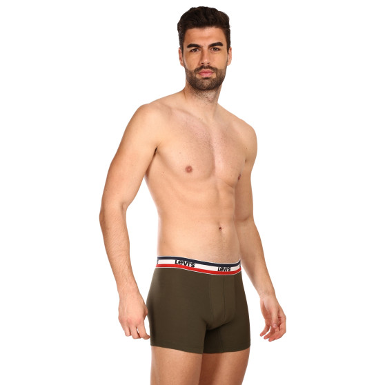 3PACK Boxershorts til mænd Levis flerfarvet (100002870 009)